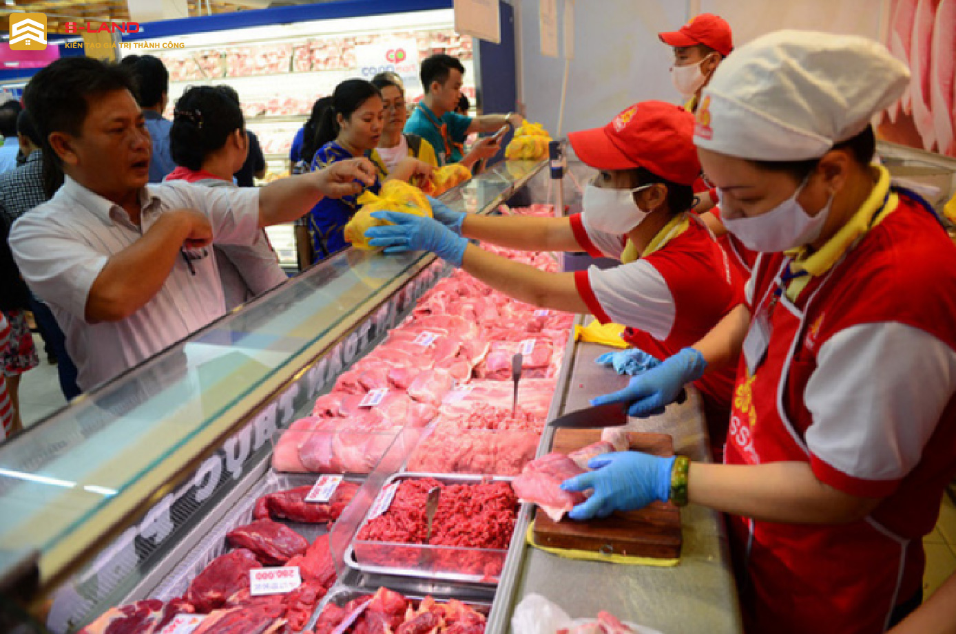 Năm 2020, lượng tiêu thụ thịt của người dân khoảng 2,3kg/người/tháng